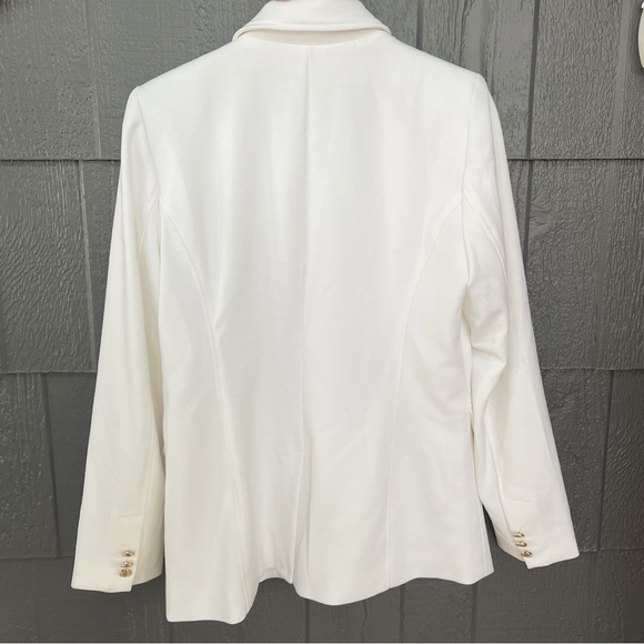 Rachel Zoe Double Breasted White 6 Button Blazer - Picture 5 of 13